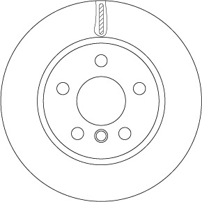Tarcza hamulcowa DF6799 TRW