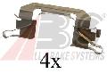 Zestaw akcesoriów, klocki hamulcowe1626Q, A.B.S. w ofercie sklepu e-autoparts.pl 