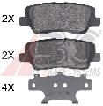 Klocki hamulcowe - komplet35035, A.B.S. w ofercie sklepu e-autoparts.pl 