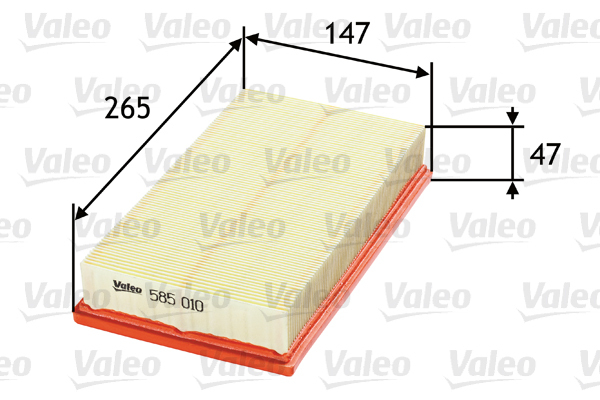 585010 Filtr powietrza VALEO