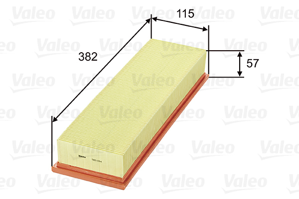 585014 Filtr powietrza VALEO