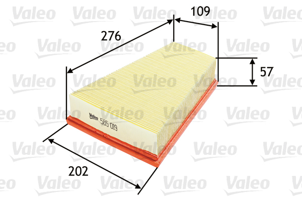 585019 Filtr powietrza VALEO