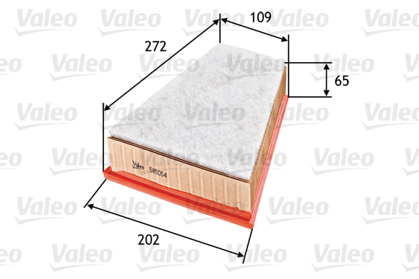 585054 Filtr powietrza VALEO