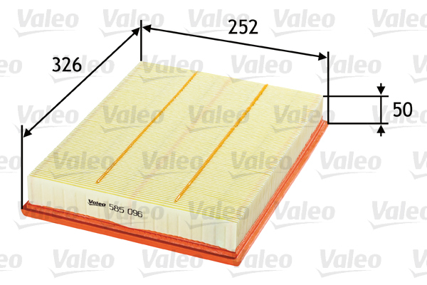 585096 Filtr powietrza VALEO