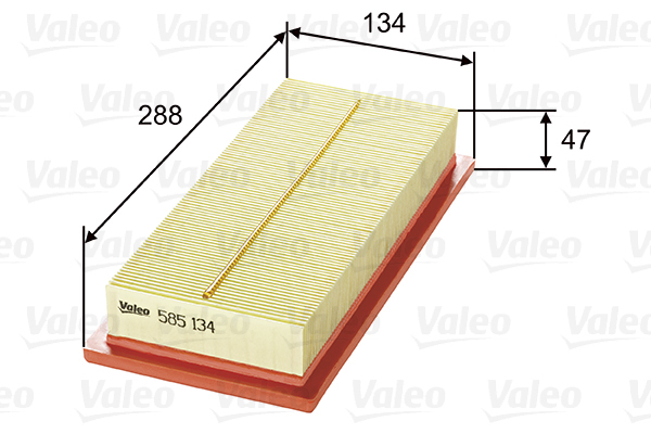 585134 Filtr powietrza VALEO