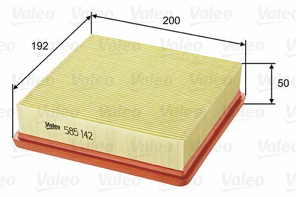 585142 Filtr powietrza VALEO