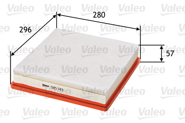 585143 Filtr powietrza VALEO
