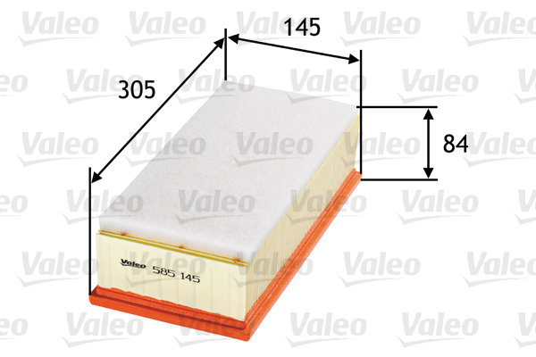 585145 Filtr powietrza VALEO