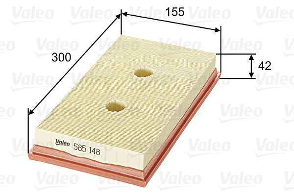585148 Filtr powietrza VALEO