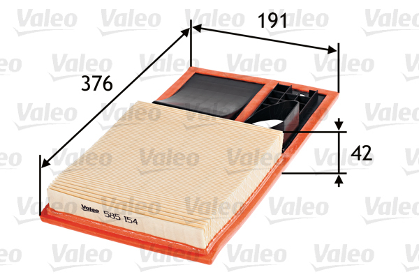 585154 Filtr powietrza VALEO