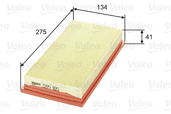 585165 Filtr powietrza VALEO