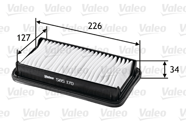 585170 Filtr powietrza VALEO