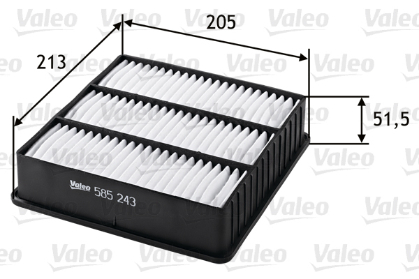 585243 Filtr powietrza VALEO