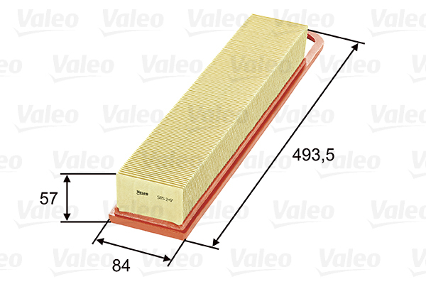 585247 Filtr powietrza VALEO