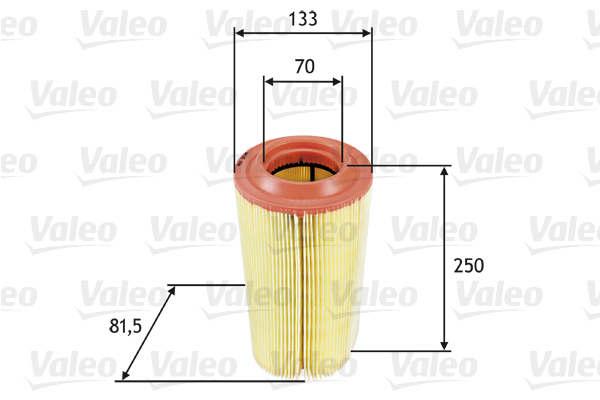 585649 Filtr powietrza VALEO