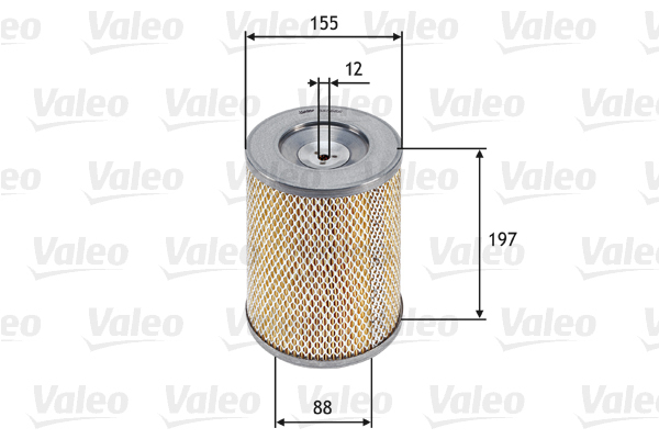 585666 Filtr powietrza VALEO