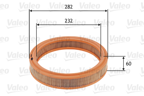 585746 Filtr powietrza VALEO