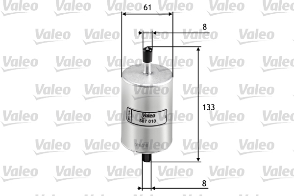 587010 Filtr paliwa VALEO