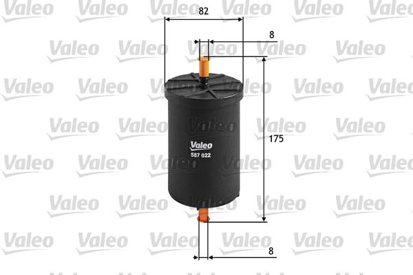 587022 Filtr paliwa VALEO