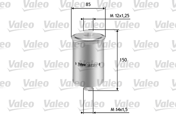 587202 Filtr paliwa VALEO