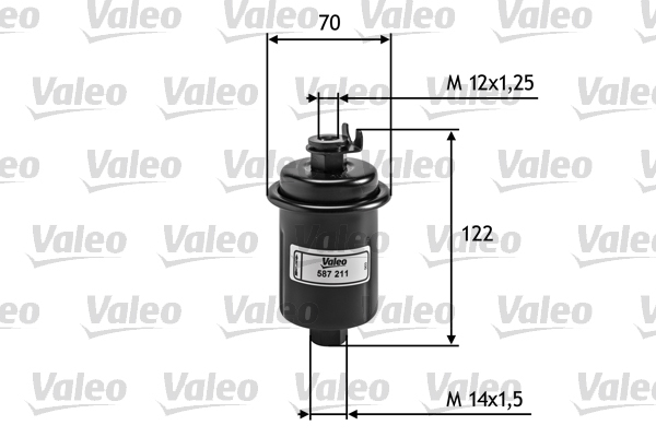 587211 Filtr paliwa VALEO