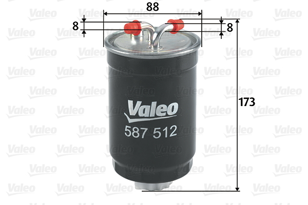 587512 Filtr paliwa VALEO