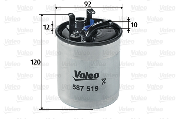 587519 Filtr paliwa VALEO