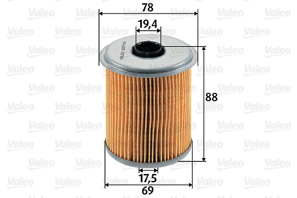 587910 Filtr paliwa VALEO