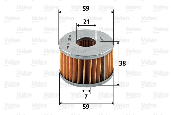 587931 Filtr paliwa VALEO