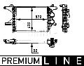 Chłodnica powietrza doładowującego, BEHR *** PREMIUM LINE ***CI 94 000P, MAHLE w ofercie sklepu e-autoparts.pl 