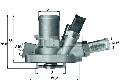 Termostat układu chłodzeniaTI 147 80, MAHLE w ofercie sklepu e-autoparts.pl 
