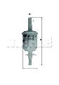 Filtr paliwaKL 13 OF, KNECHT w ofercie sklepu e-autoparts.pl 