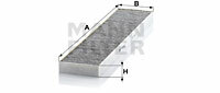 Filtr kabinowy przeciwpyłkowy CUK 5480 MANN-FILTER MANN+HUMMEL GMBH