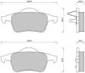 KLOCKI HAMULCOWE VOLVO S60 00->/ S80 98->/ V70/ XC70 KPL STARLINS BD S372, STARLINE w ofercie sklepu e-autoparts.pl 