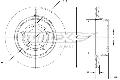 TARCZA HAMULC. BMW 3 E46  98-05 TYŁTX71-57, TOMEX-C w ofercie sklepu e-autoparts.pl 