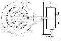 TARCZA HAMULC. HONDA CR-V II  02-06 TYŁTX73-04, TOMEX-C w ofercie sklepu e-autoparts.pl 