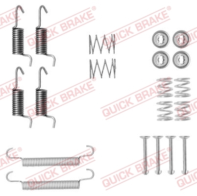 Zestaw akcesoriów, szczęki hamulcowe hamulca postojowego 105-0899 Quick Brake ApS