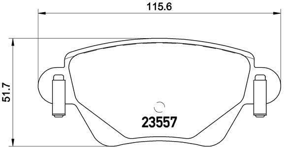 Klocki hamulcowe - komplet P 24 059 BREMBO