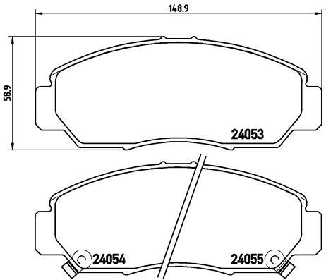 Klocki hamulcowe - komplet P 28 047 BREMBO