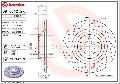 Tarcza hamulcowa, BREMBO XTRA LINE09.8842.2X, BREMBO w ofercie sklepu e-autoparts.pl 