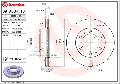 Tarcza hamulcowa, COATED DISC LINE09.A634.11, BREMBO w ofercie sklepu e-autoparts.pl 