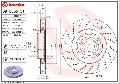 Tarcza hamulcowa, COATED DISC LINE09.B855.51, BREMBO w ofercie sklepu e-autoparts.pl 