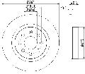 Tarcza hamulcowaMDC1903, MINTEX w ofercie sklepu e-autoparts.pl 