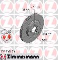 Tarcza hamulcowa, COAT Z370.3081.20, ZIMMERMANN w ofercie sklepu e-autoparts.pl 